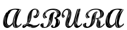 ALBURA Font Image