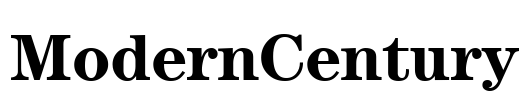 ModernCentury Font Image