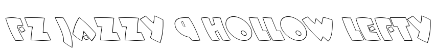 FZ JAZZY 9 HOLLOW LEFTY Font Image