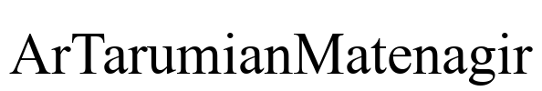 ArTarumianMatenagir Font Image