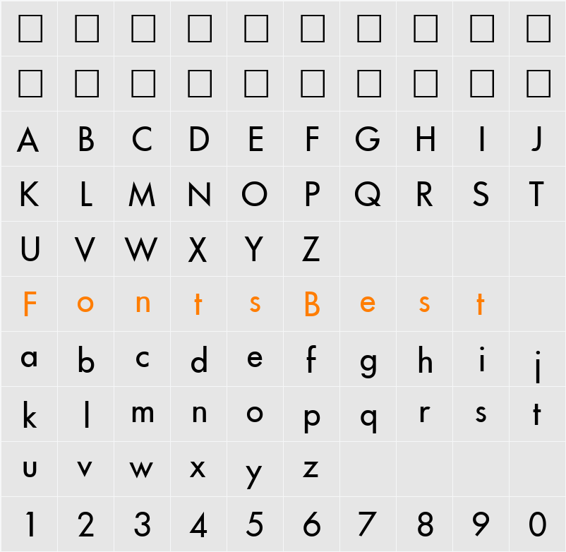 Intrepid Character Map