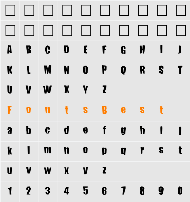 Conundrum Character Map