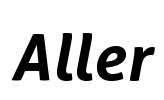 Aller Font Image