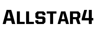 Allstar4 Font Image