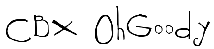 CBX-OhGoody Font Image