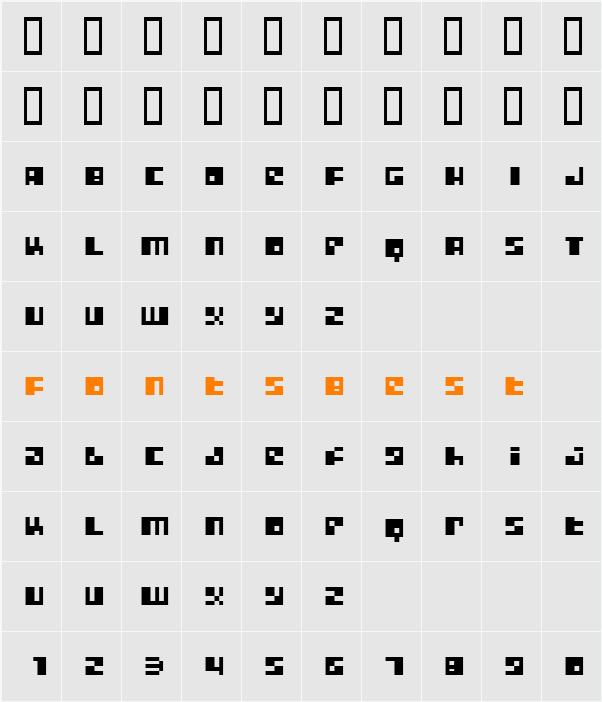 Metroplex Character Map