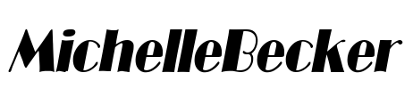 MichelleBecker Font Image