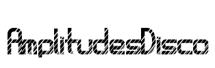 AmplitudesDisco Font Image