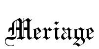 Meriage Font Image