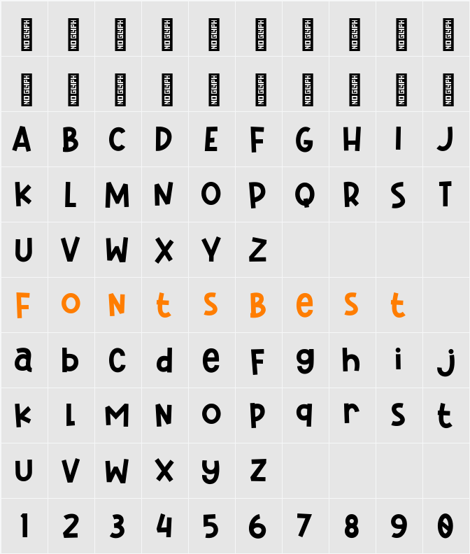 Pamit Character Map