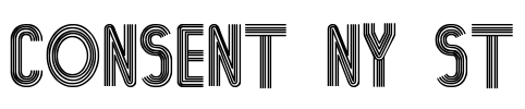 Consent Ny St Font Image