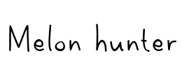 Melon hunter Font Image