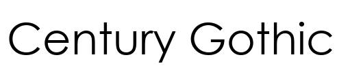 Century Gothic Font Image