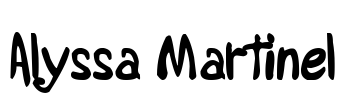 Alyssa Martinel Font Image