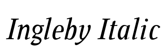 Ingleby Italic