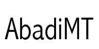 AbadiMT Font Image