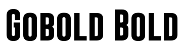 Gobold Bold Font Image