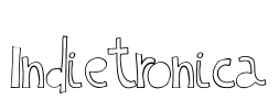 Indietronica Font Image