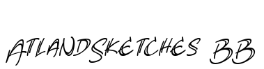 AtlandSketches BB Font Image