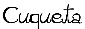 Cuqueta Font Image