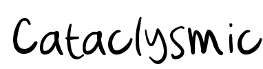 Cataclysmic Font Image