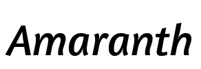 Amaranth Font Image