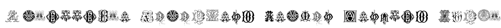 Intellecta Monograms Random Samples Eight