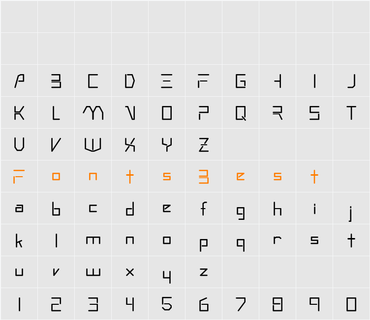 Andromeda Character Map