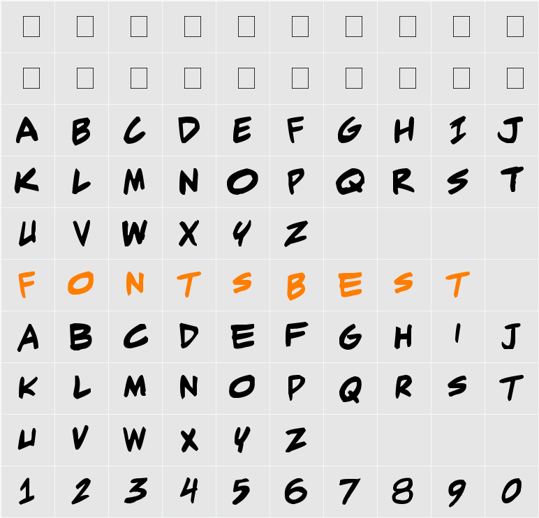 Adam Warren pro Character Map