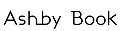 Ashby Book Font Image