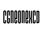 CgNeonExCd Font Image