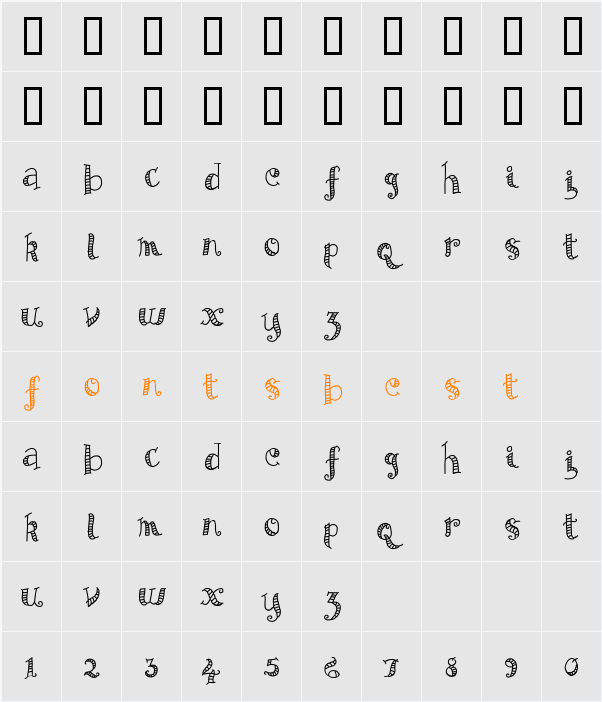 AB Exp Character Map