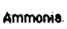 Ammonia Font Image