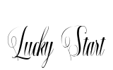 Lucky Start Font Image