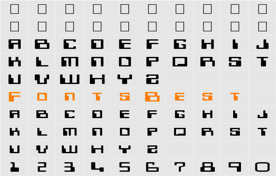 Micr Character Map