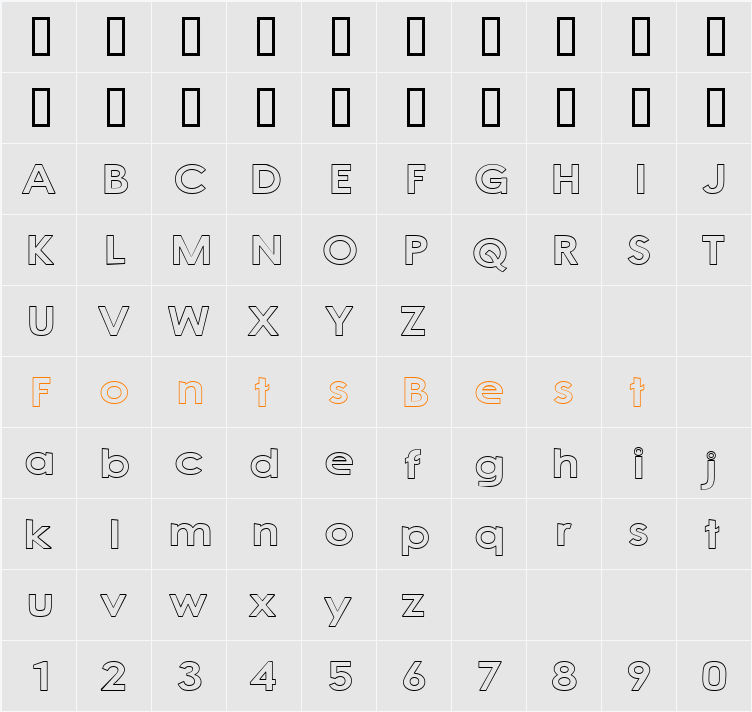 Cacophony Out Loud Character Map