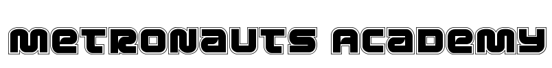 Metronauts Academy Font Image