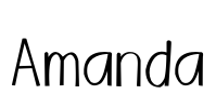 Amanda Font Image