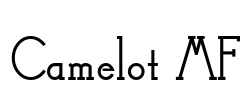 Camelot MF Font Image