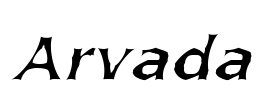 Arvada Font Image