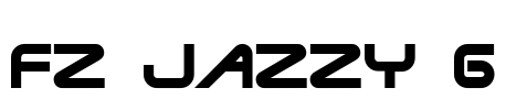 FZ JAZZY 6 Font Image