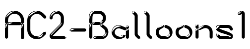 AC2-Balloons1 Font Image