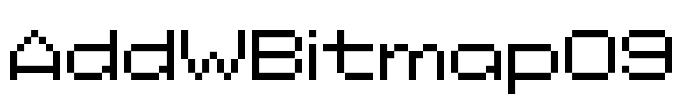 AddWBitmap09 Font Image