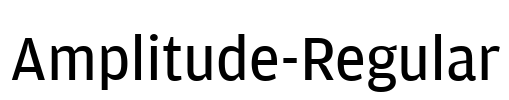 Amplitude-Regular Font Image