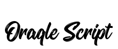 Oraqle Script Font Image