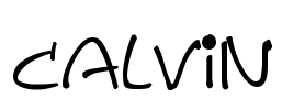 Calvin Font Image