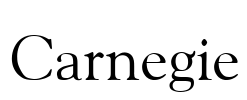 Carnegie Font Image