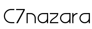 C7nazara Font Image