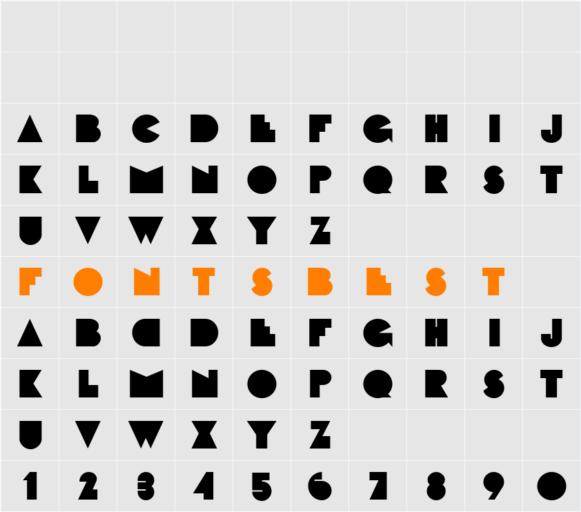 FattiPattiFLF Character Map