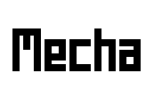 Mecha Font Image